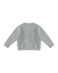 Steel Blue Knit Cardigan