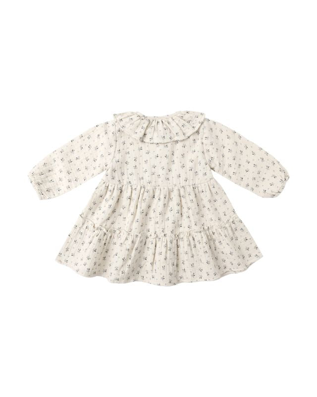 Bluebell Ruffle Collar Button Dress