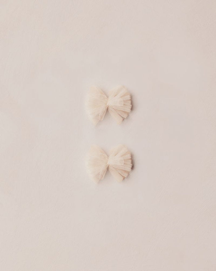 Antique Flutter Tulle Clips