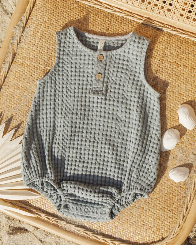 Sea Green Beau Romper