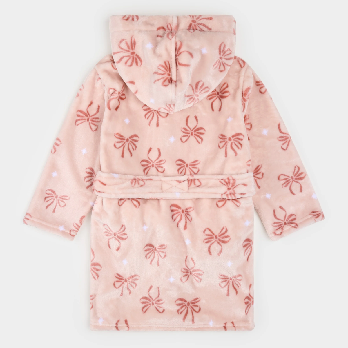 Pink Bows Plush Robe