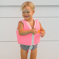 Neon Pink Peach Float Vest