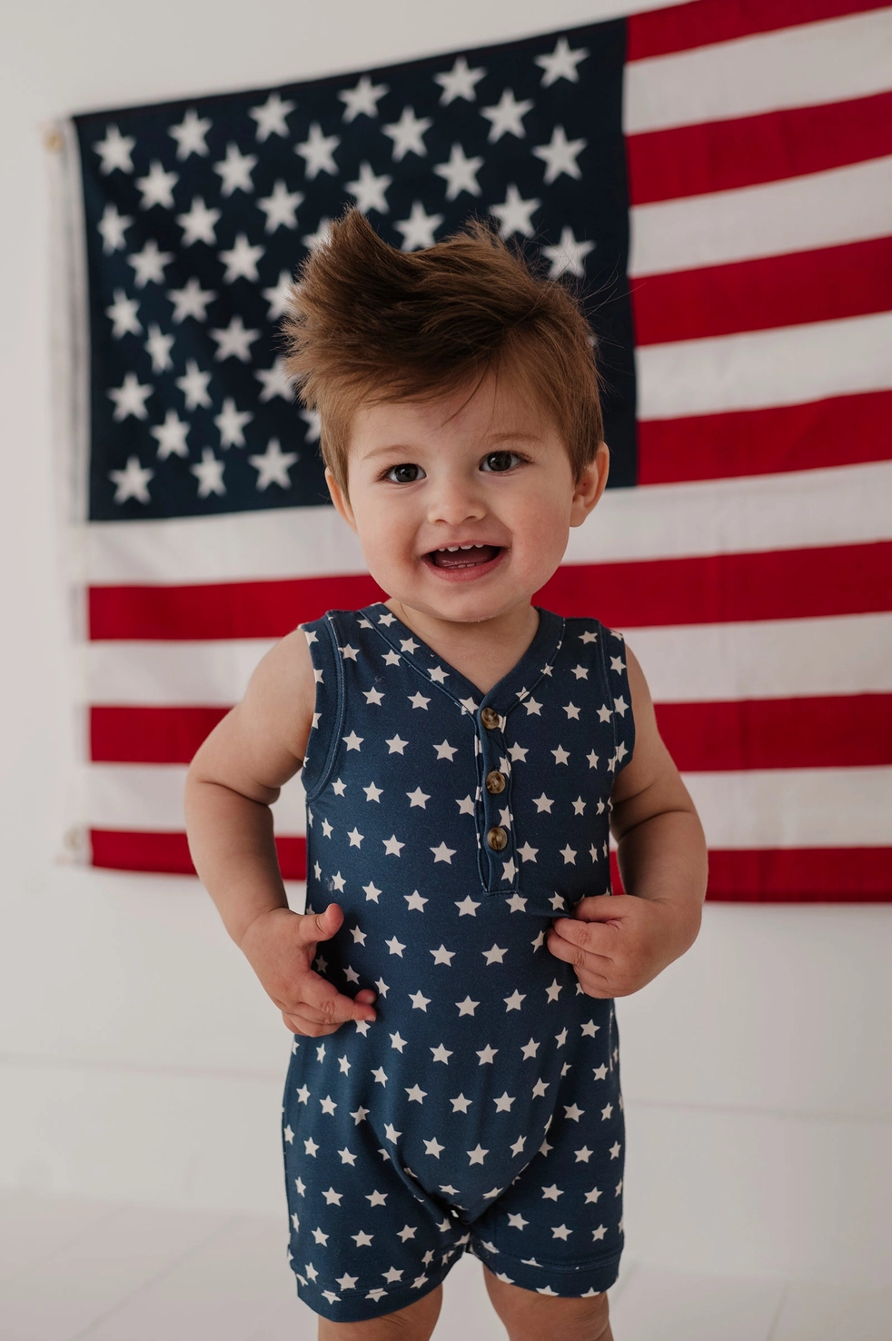 American Stars Sleeveless Romper