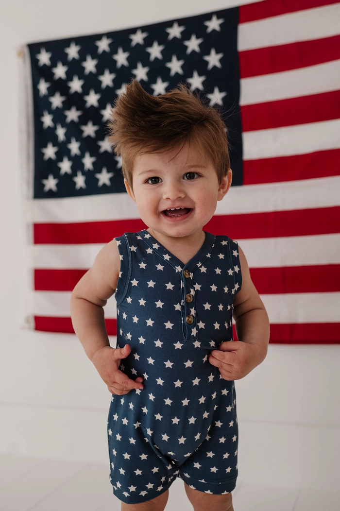 American Stars Sleeveless Romper