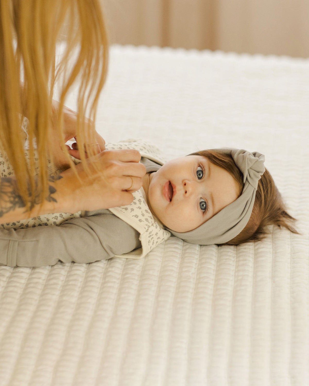 Basil Ribbed Knotted Headband