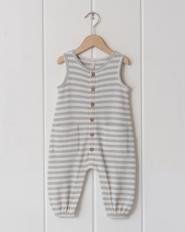 Sky Stripe Waffle Jumpsuit
