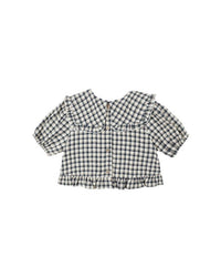 Navy Check Prairie Blouse