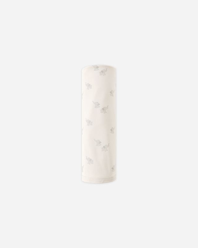 Elephants Bamboo Swaddle