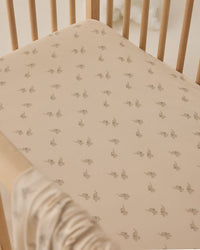 Elephants Bamboo Crib Sheet