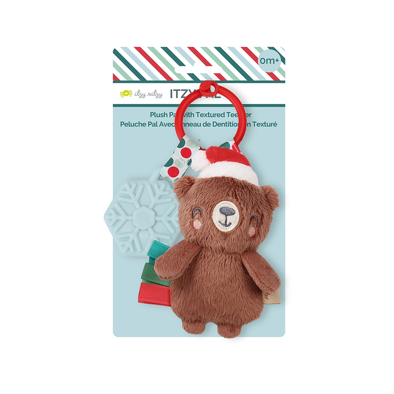 Holiday Bear Itzy Pal Teether