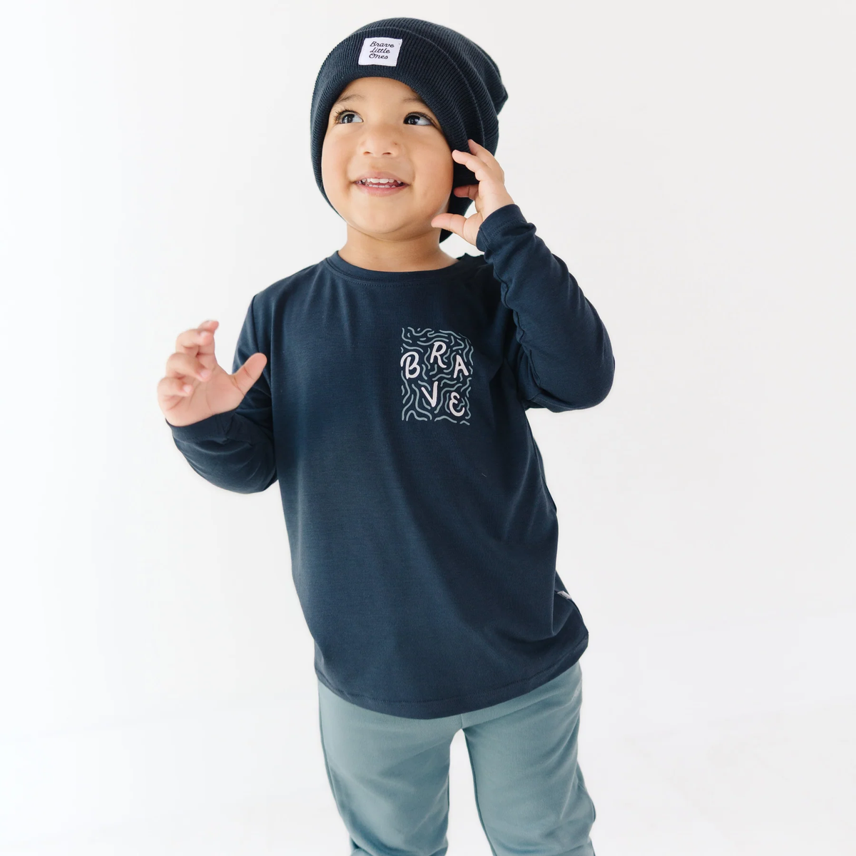 Brave Squiggles Long Sleeve Shirt