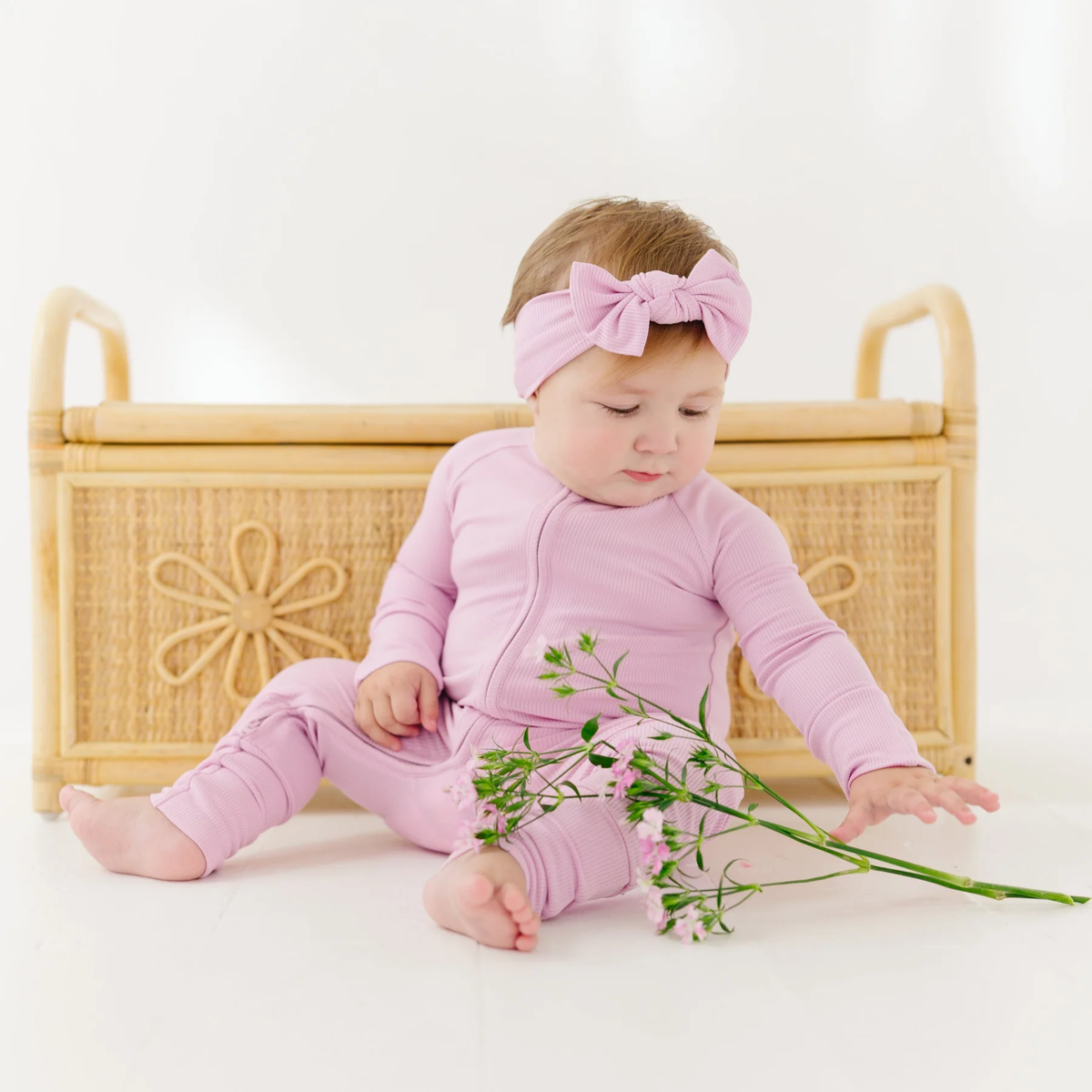 Lilac Mist Bamboo Bow