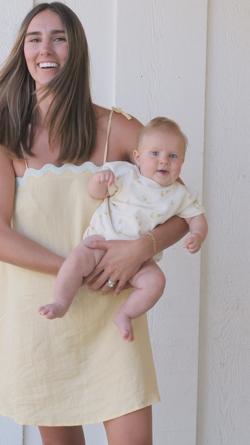 Lemons Relaxed Bubble Romper