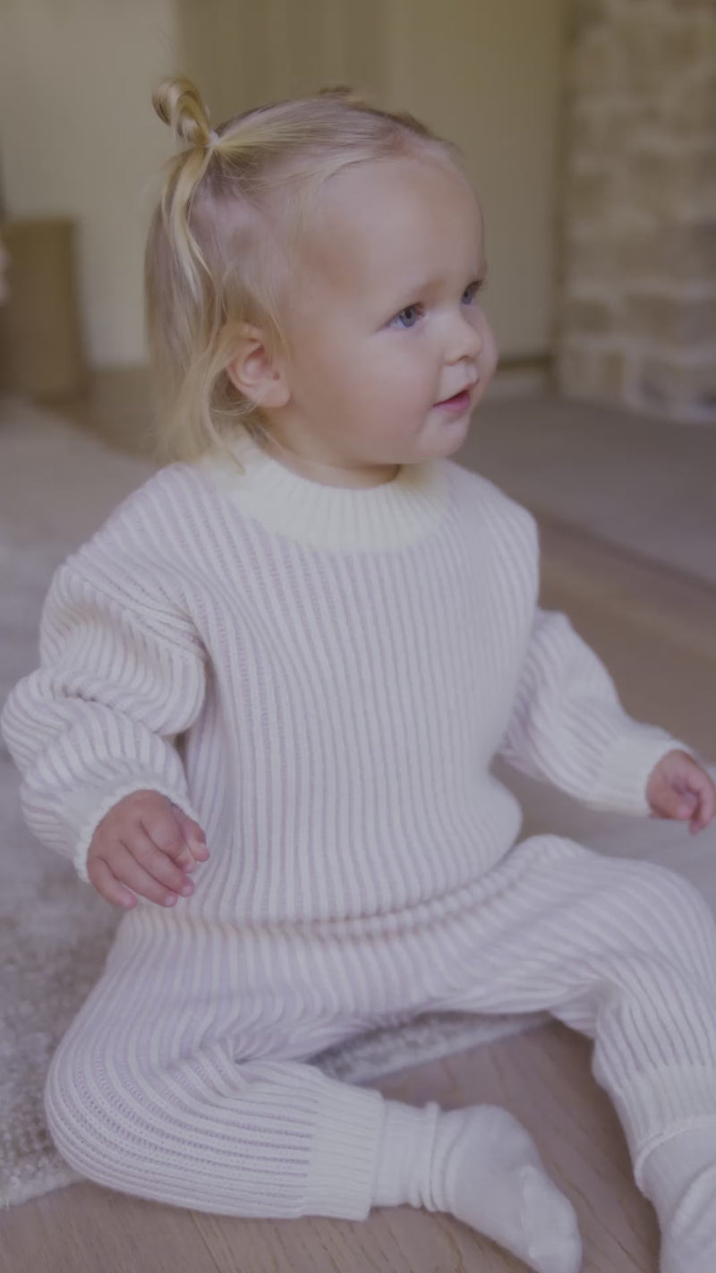 Lilac Relaxed Knit Sweater