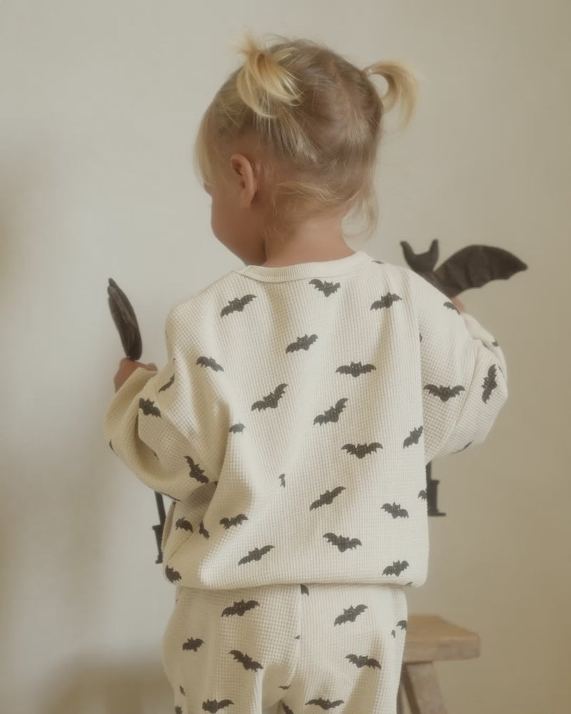 Bats Waffle Slouch Set