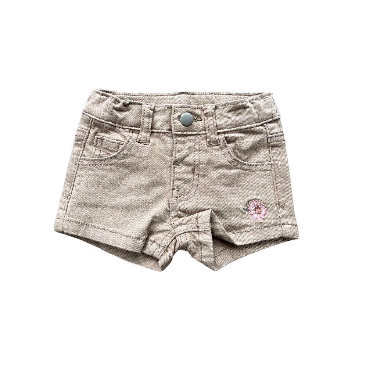 Khaki Twill Shorts