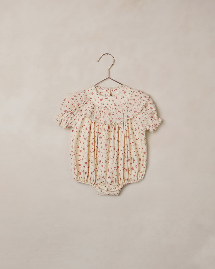 Red Floral Eva Romper