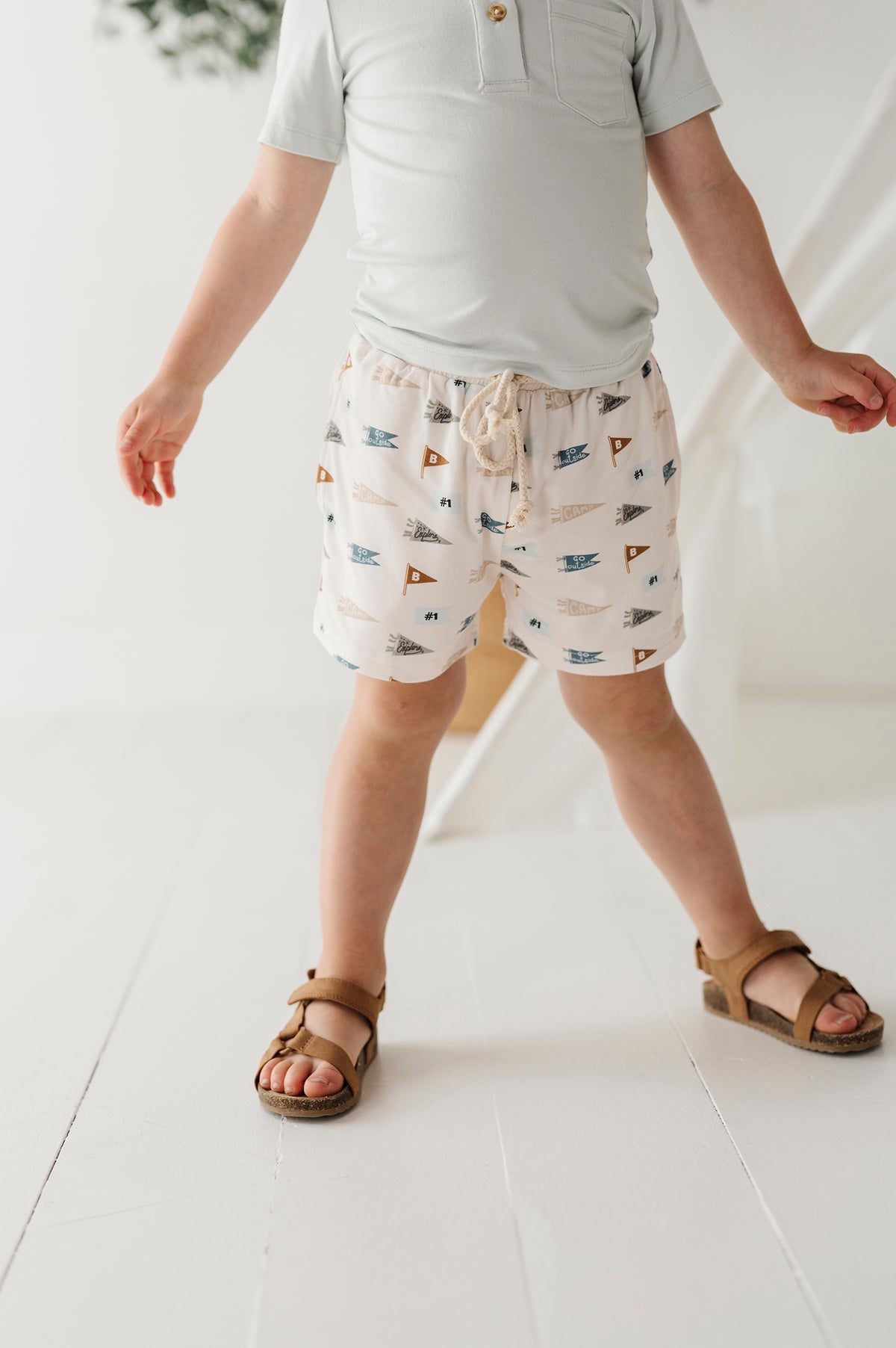 Retro Banner Bamboo Everyday Shorts