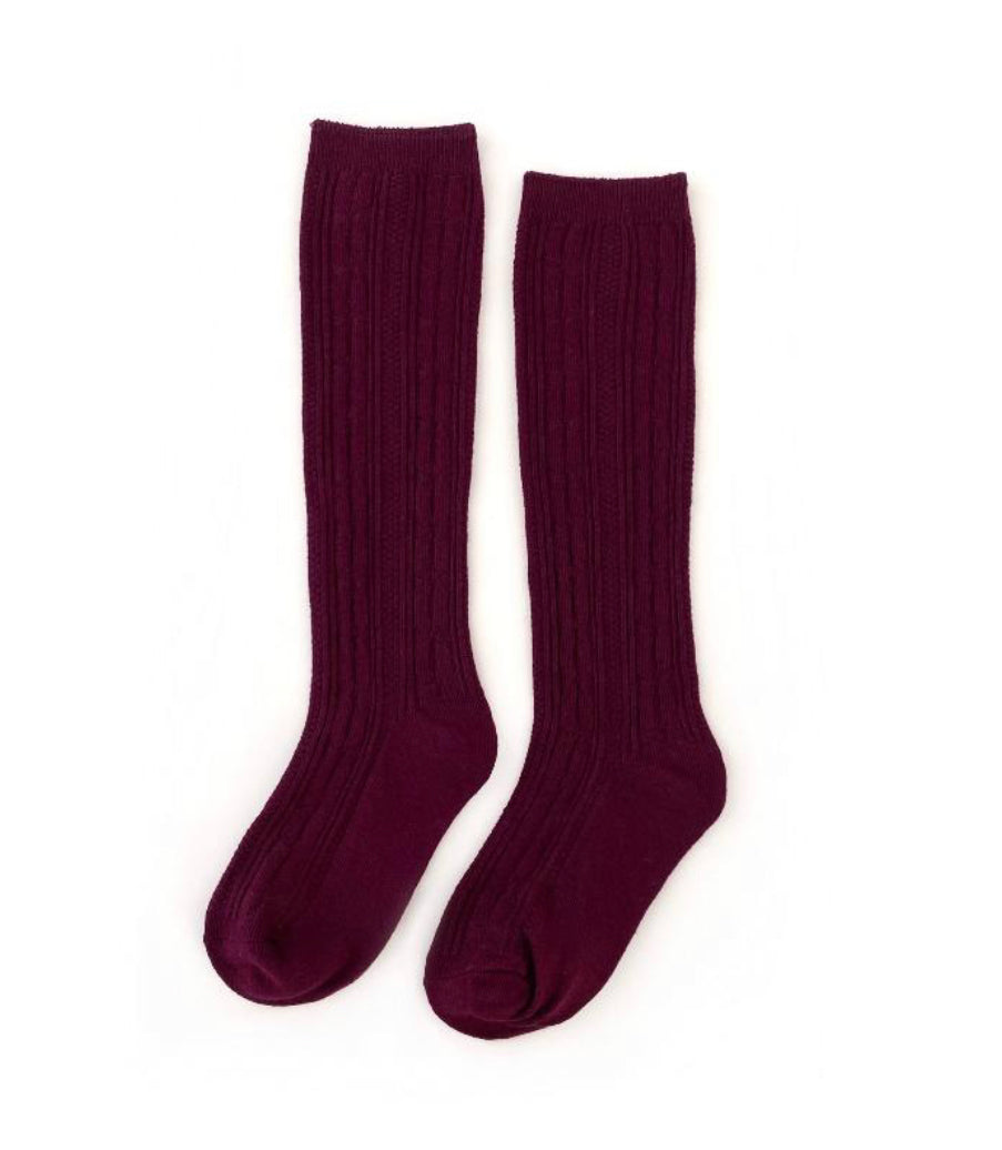 Knit Knee High Socks