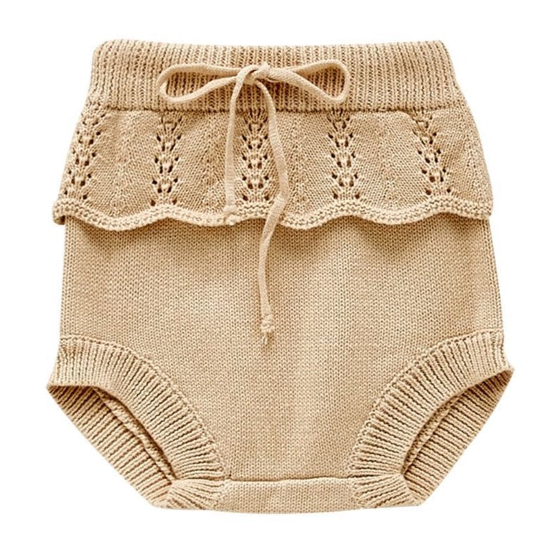 Cream Knitted Bloomers