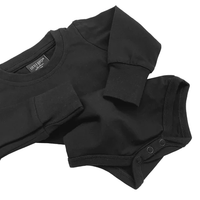 LB Long Sleeve Bodysuit - Black