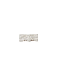 Silver Stripe Knotted Headband