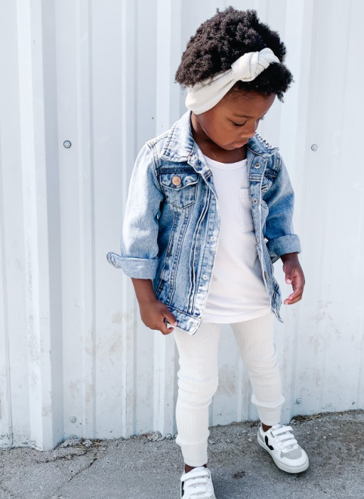 Baby white cheap denim jacket