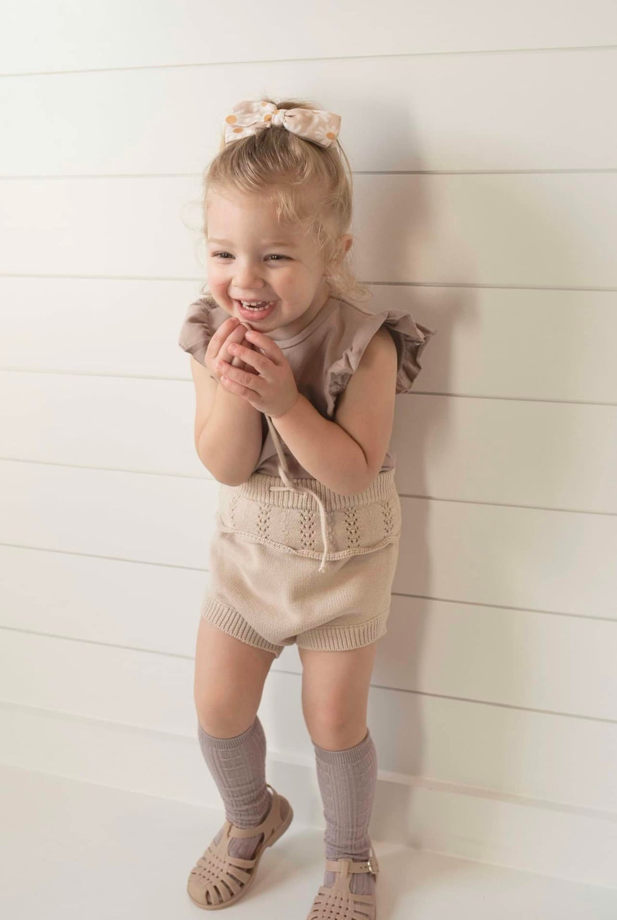 Cream Knitted Bloomers