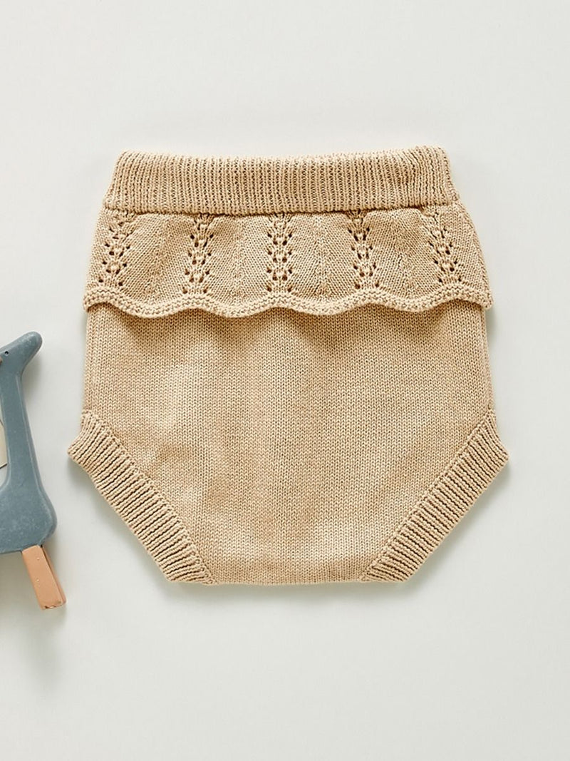 Cream Knitted Bloomers