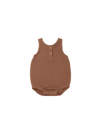 Waffle Sleeveless Bubble - Sienna