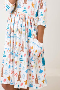 Nutcracker Pocket Twirl Dress