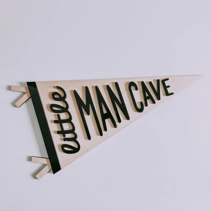 Little Man Cave Pennant Banner