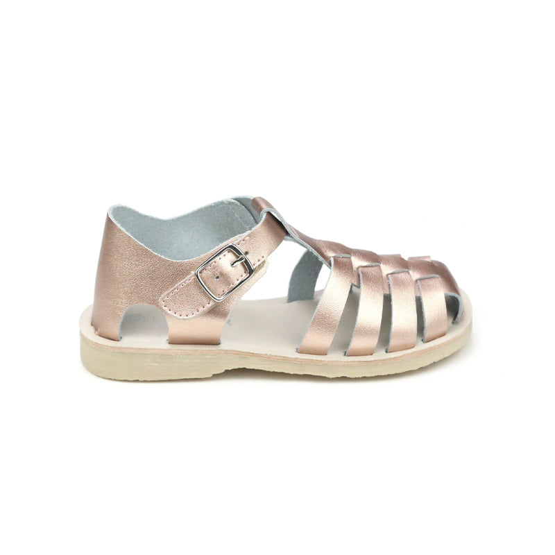 Ashton Fisherman Sandal - Rose Gold