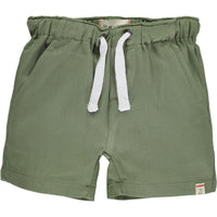 Olive Twill Shorts