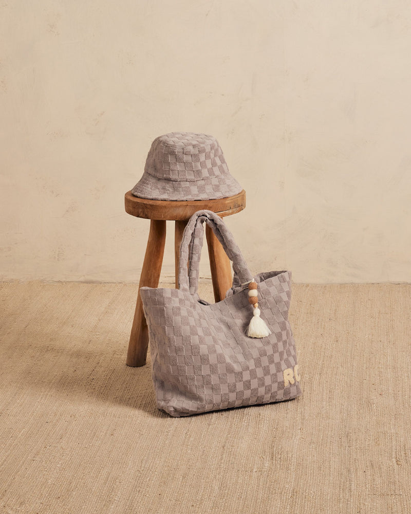 Cloud Check Terry Bucket Hat