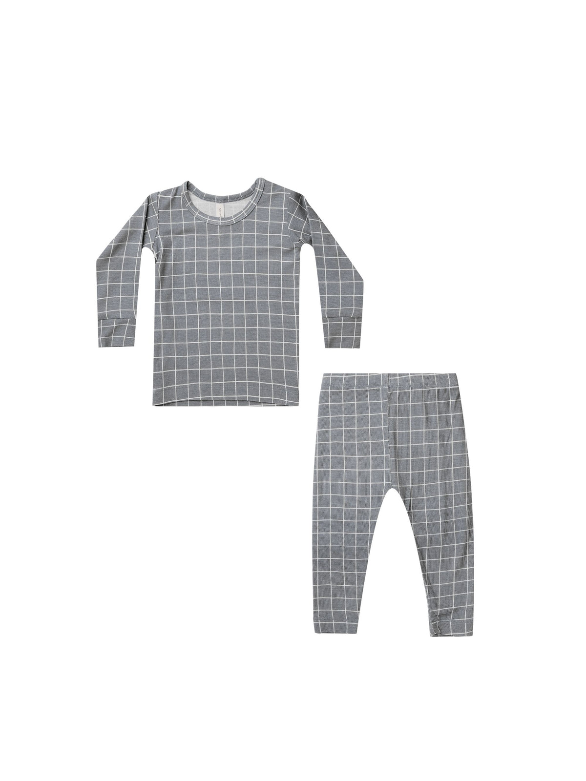Grid Bamboo Pajama Set