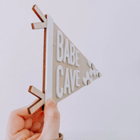 Babe Cave Pennant Banner