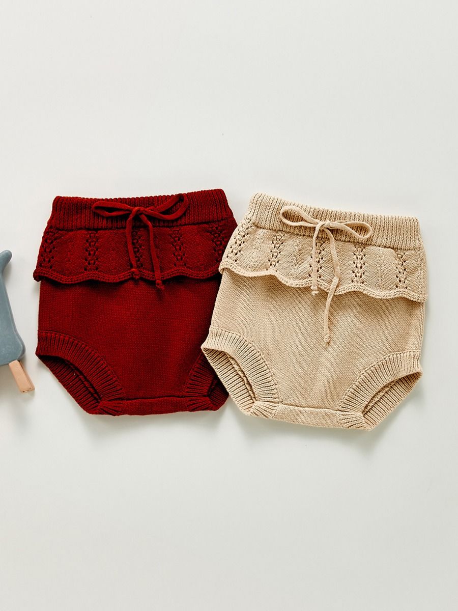 Cream Knitted Bloomers