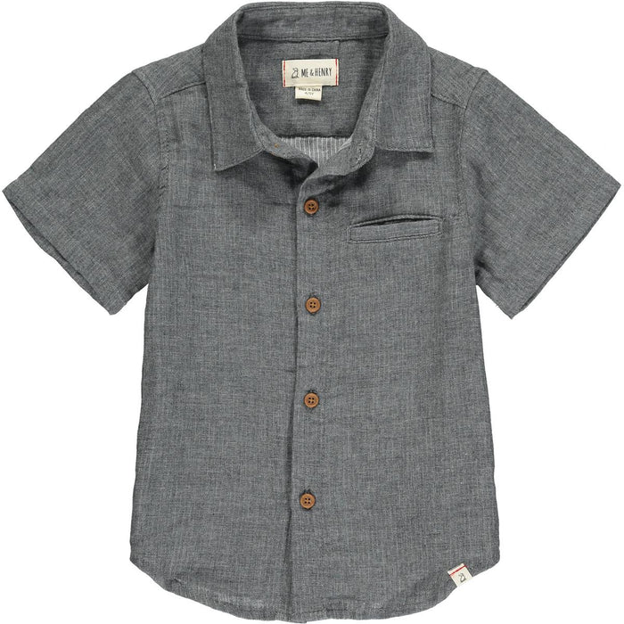 Grey Newport Button-up Shirt
